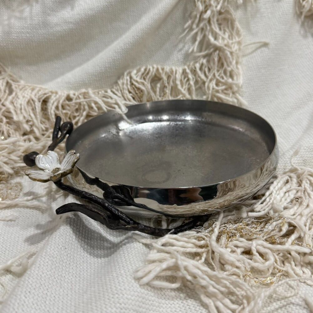 Michael Aram Dogwood Small Low Bowl NEW